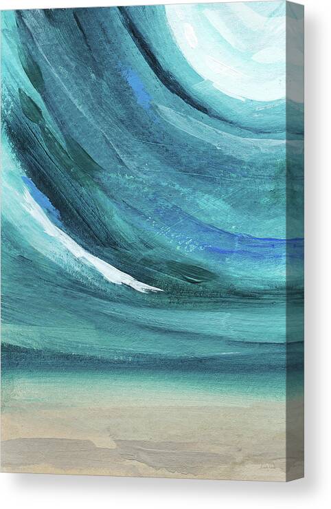 Abstract Canvas Print featuring the painting A New Start- Art by Linda Woods by Linda Woods