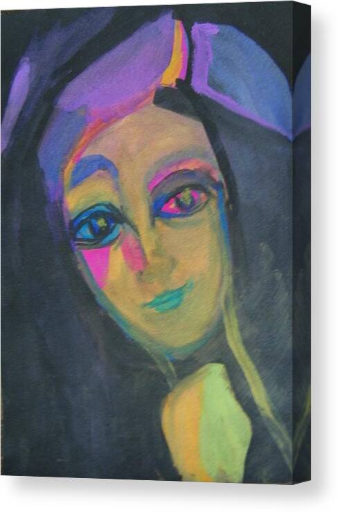 Abstract Canvas Print featuring the painting A Wise Woman by Judith Redman