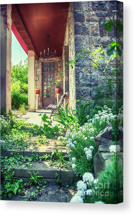 Outdoor Canvas Print featuring the photograph Abandoned House by Ariadna De Raadt