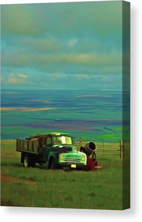 Truck Canvas Print featuring the photograph Above the Valley by Dale Stillman
