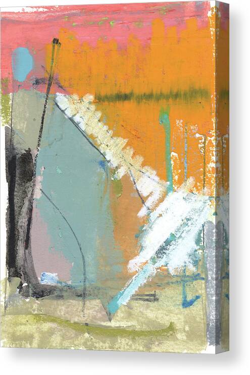 Abstract Canvas Print featuring the painting Untitled #615 by Chris N Rohrbach