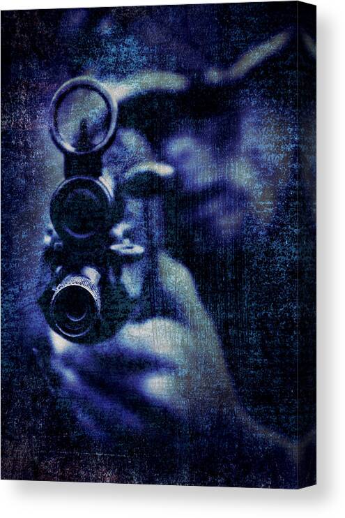 Texture Canvas Print featuring the photograph An Unknown Warrior by Meirion Matthias