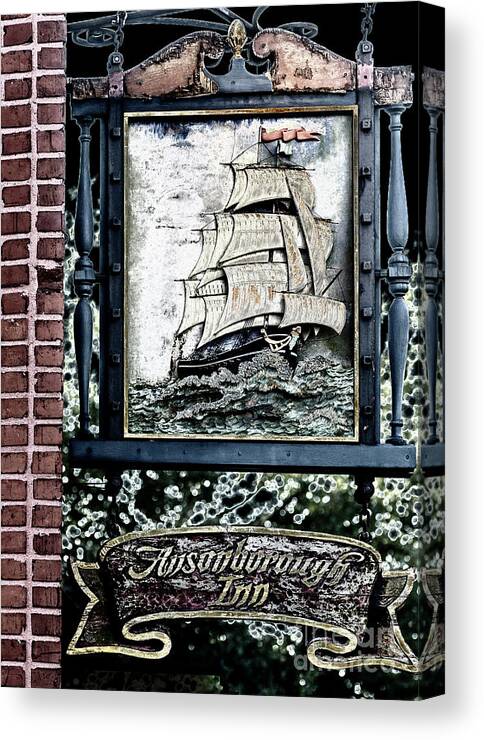 Ansonborough Inn Canvas Print featuring the photograph Ansonborough Inn by Dale Powell