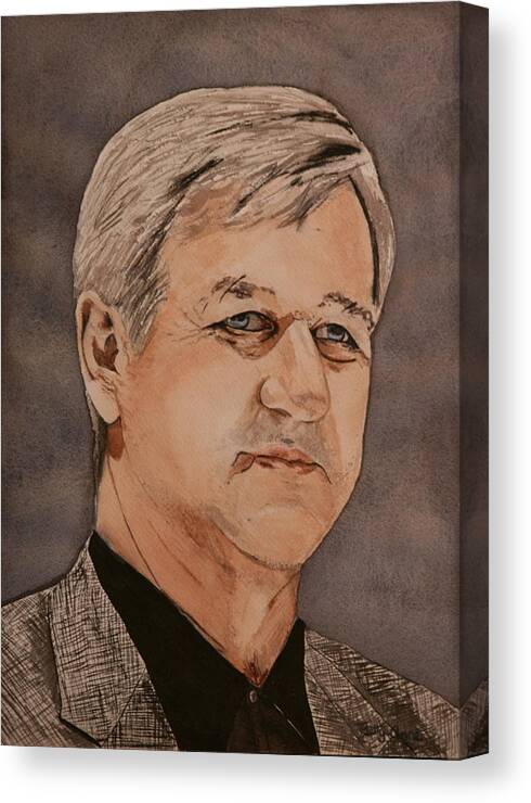 Bobby Orr Canvas Print featuring the painting Bobby Orr by Betty-Anne McDonald