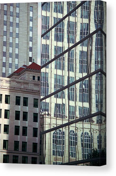  Canvas Print featuring the photograph Boston Cityscape III by Kenneth Campbell