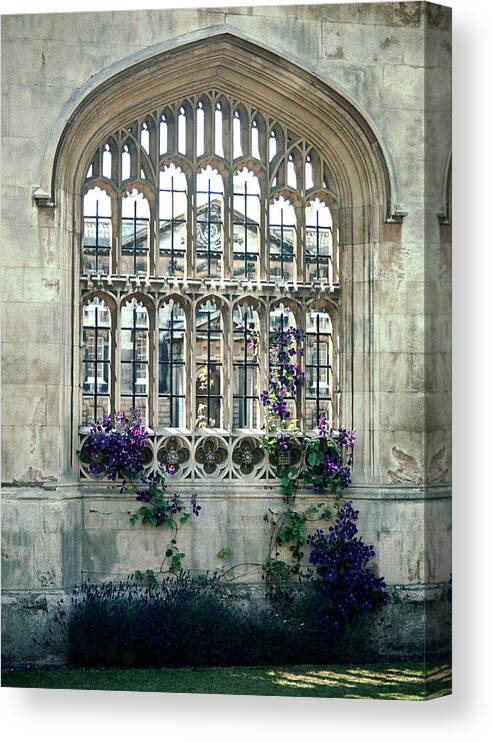 Cambridge University Canvas Print featuring the photograph Cambridge Dreams by Kenneth Campbell