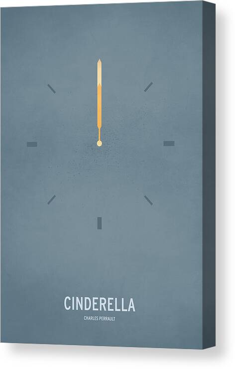 Stories Canvas Print featuring the digital art Cinderella by Christian Jackson