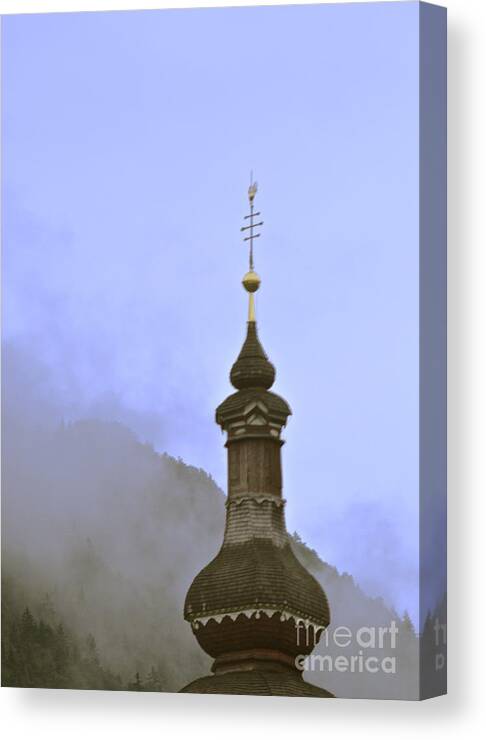 Coudy Canvas Print featuring the photograph Cloudy Kranjska Gora by Photos By Zulma