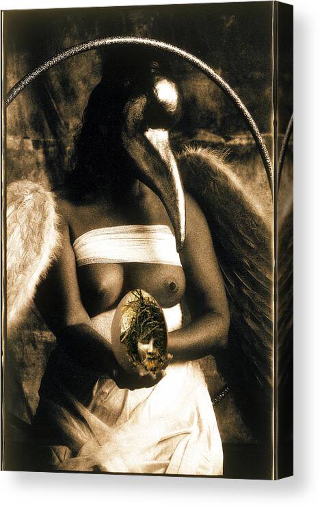 Primitive Art Canvas Print featuring the photograph Corazon Defectivo by David Chasey