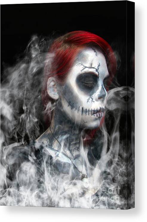 Death Canvas Print featuring the photograph Death Becomes Us by Smart Aviation