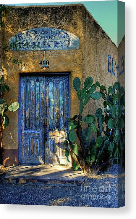 Door Canvas Print featuring the photograph Elysian Grove In The Morning by Lois Bryan