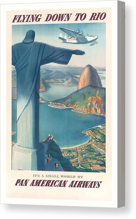 Flying Down to Rio Airline Travel Poster 6 sizes, matte+glossy avail Pan Am