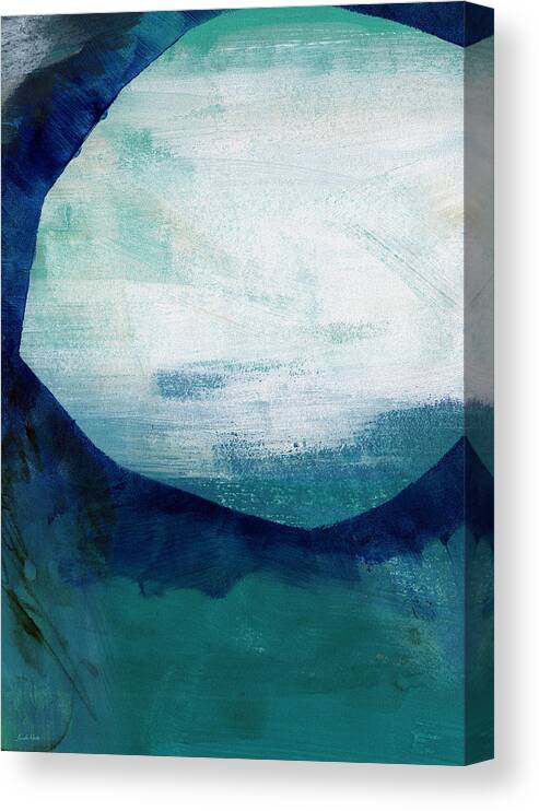 Blue Canvas Print featuring the painting Free My Soul by Linda Woods