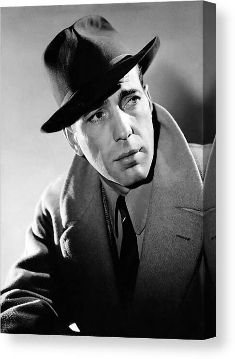 Humphrey Bogart Canvas Print featuring the photograph Humphrey Bogart by Mountain Dreams