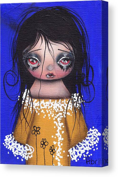 Fairy Canvas Print featuring the painting Ivonne by Abril Andrade