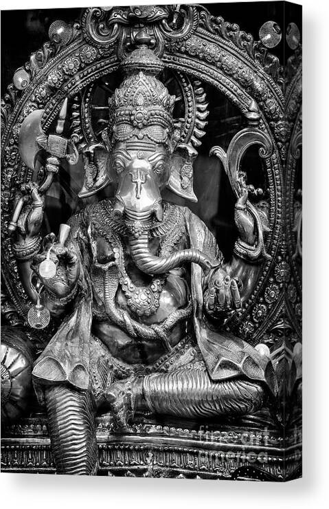 Ganesha Canvas Print featuring the photograph Jai Ganesha by Tim Gainey