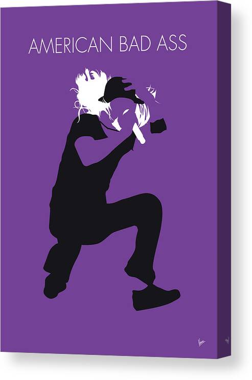 Kid Canvas Print featuring the digital art No181 MY Kid Rock Minimal Music poster by Chungkong Art