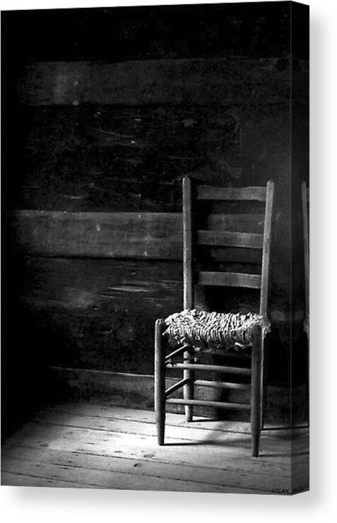 Still Life Canvas Print featuring the photograph Old Chair by Fred Wilson
