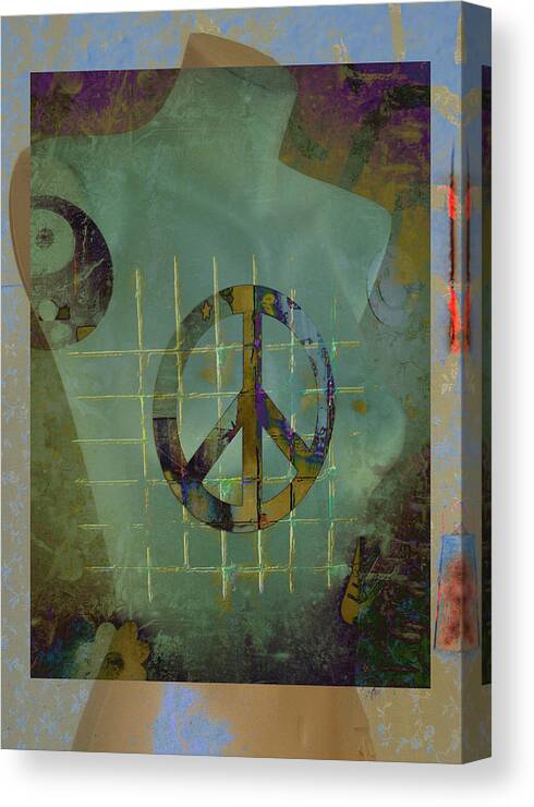 Abstract Canvas Print featuring the photograph Peace in Heart by J C