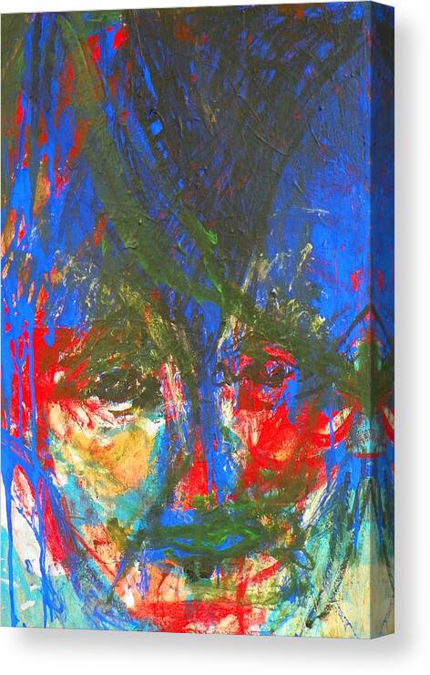 Abstract Canvas Print featuring the painting People I've Lost Over the Years by Judith Redman