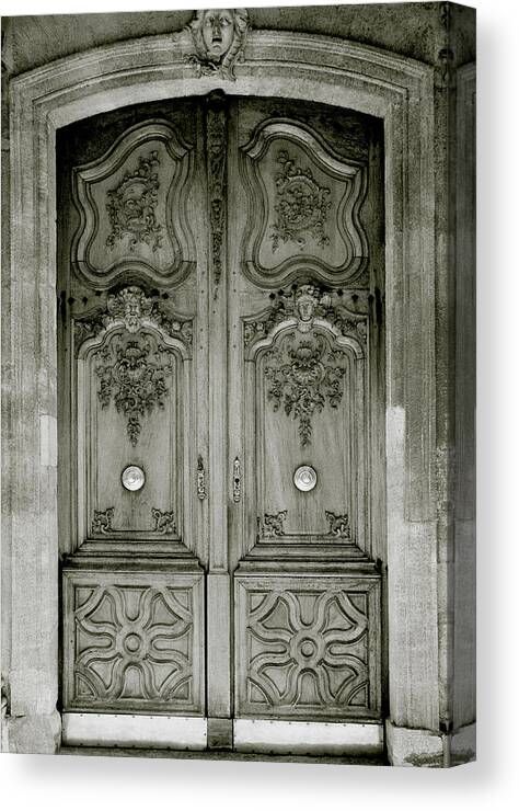 Aix Canvas Print featuring the photograph Provence Door by Shaun Higson