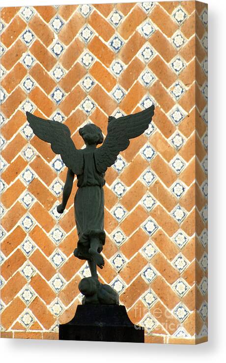 Mexico Canvas Print featuring the photograph PUEBLA ANGEL Mexico by John Mitchell