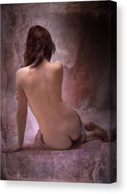 Woman Canvas Print featuring the photograph Purity by Vitaly Vachrushev