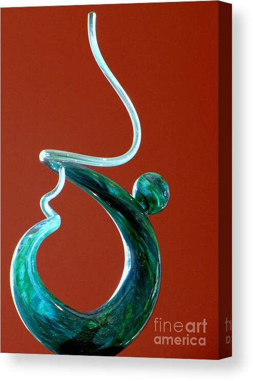 Sculpture Canvas Print featuring the photograph Rebirth Of Woman 2020 by Lori Lafargue