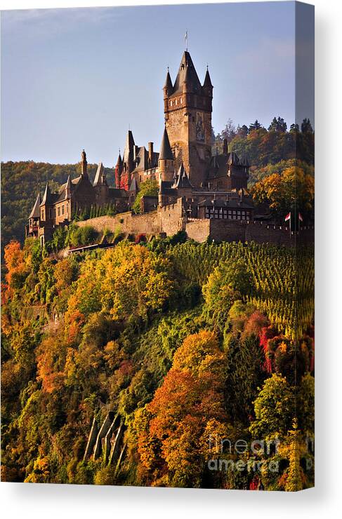 Travel Canvas Print featuring the photograph Reichsburg Castle by Louise Heusinkveld