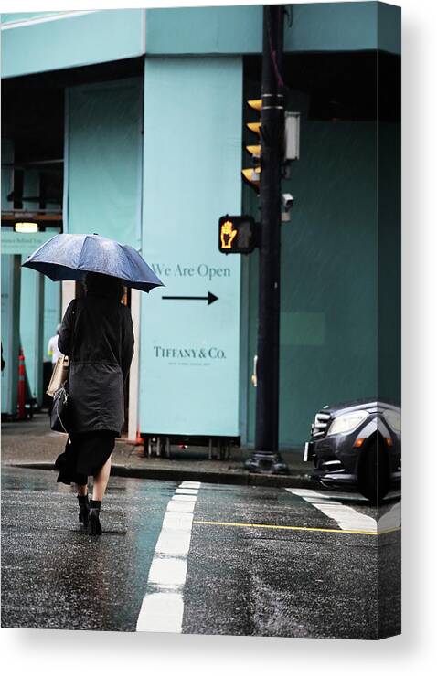 Street Photography Canvas Print featuring the photograph Right by J C