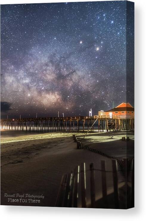 Rodanthe Pier Canvas Print featuring the photograph Rodanthe Nights by Russell Pugh