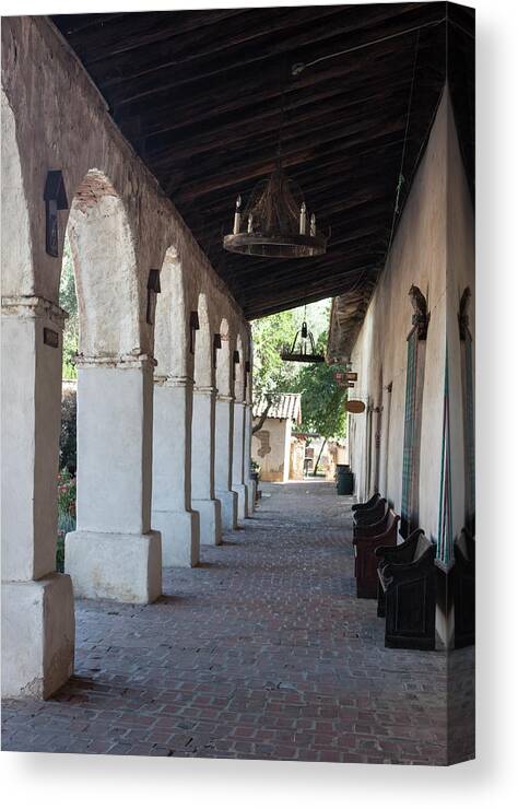 Photograph Canvas Print featuring the photograph San Miguel Mission IV by Suzanne Gaff