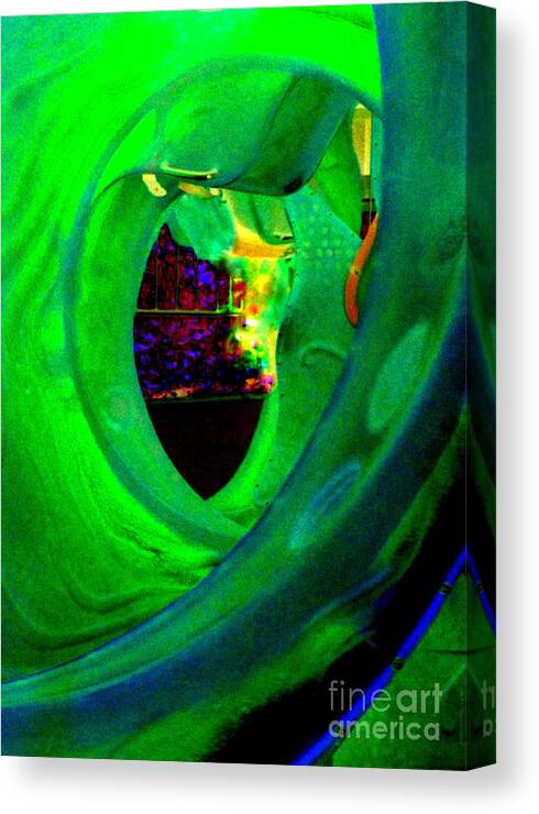 Seaglass Canvas Print featuring the photograph Seaglass Invert 13 by Randall Weidner