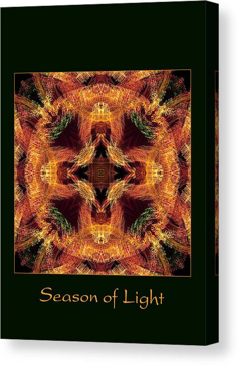 Christmas Prints Canvas Print featuring the photograph Season of Light 6 by Bell And Todd