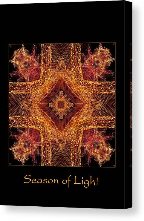 Christmas Prints Canvas Print featuring the photograph Season of Light 8 by Bell And Todd