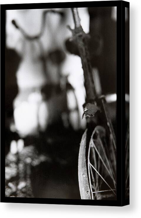 Abandoned Canvas Print featuring the photograph Shadow of a perfect bike by Dirk Ercken