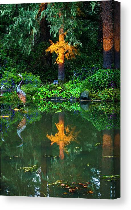 Coos Bay Canvas Print featuring the photograph Shore Acres Beauty by Dale Stillman