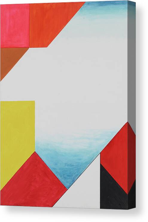 Abstract Canvas Print featuring the painting Sinfonia della Domenica - Part 2 by Willy Wiedmann