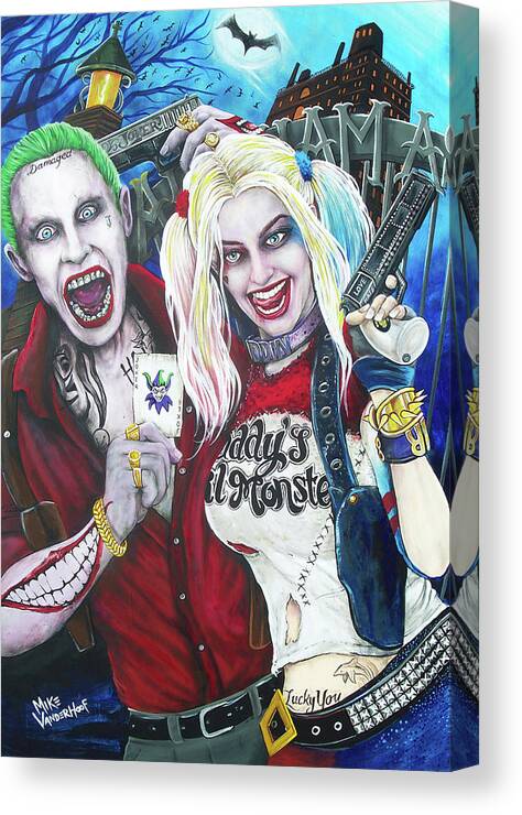 Harley Cosplay 24"x36" Canvas Art Poster Wall Prints Paintings Decor 