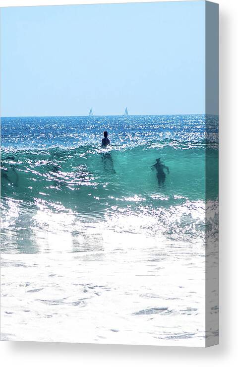 The Wedge Canvas Print featuring the photograph The Wedge 3 Panel Part 2 by Shawn MacMeekin