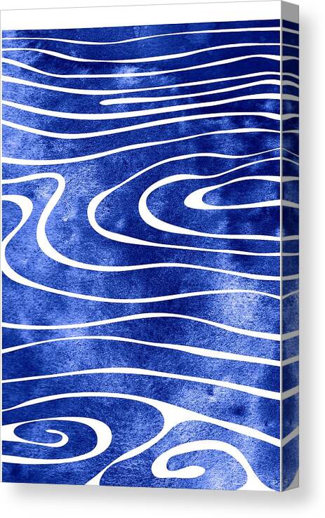 Swell Canvas Print featuring the mixed media Tide VIII by Stevyn Llewellyn