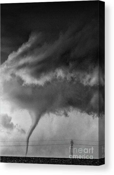 May 2016 Canvas Print featuring the photograph Tornado by Patti Schulze