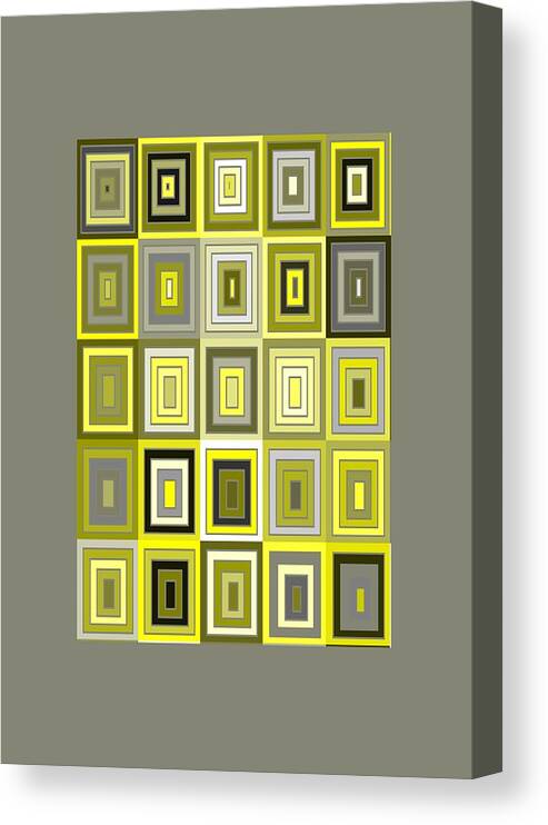 Abstract Canvas Print featuring the digital art Tp.2.60 by Gareth Lewis
