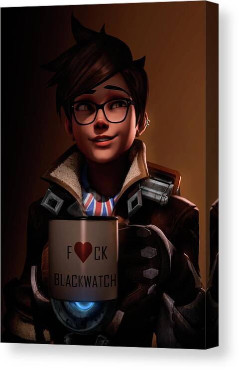 Tracer Overwatch Canvas Print