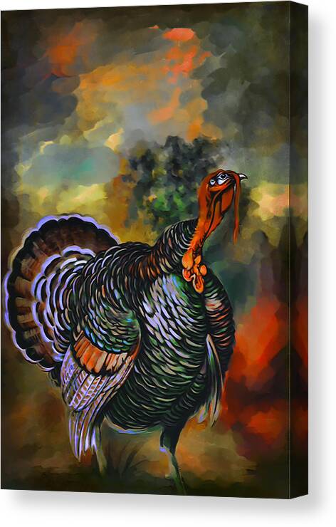 Turkey Canvas Print featuring the painting Turkey by Andrzej Szczerski
