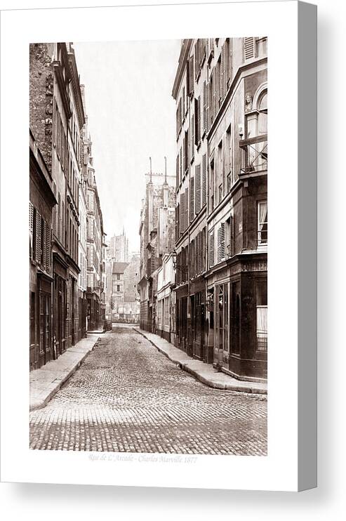 Paris Canvas Print featuring the photograph Vintage Paris 23b by Andrew Fare