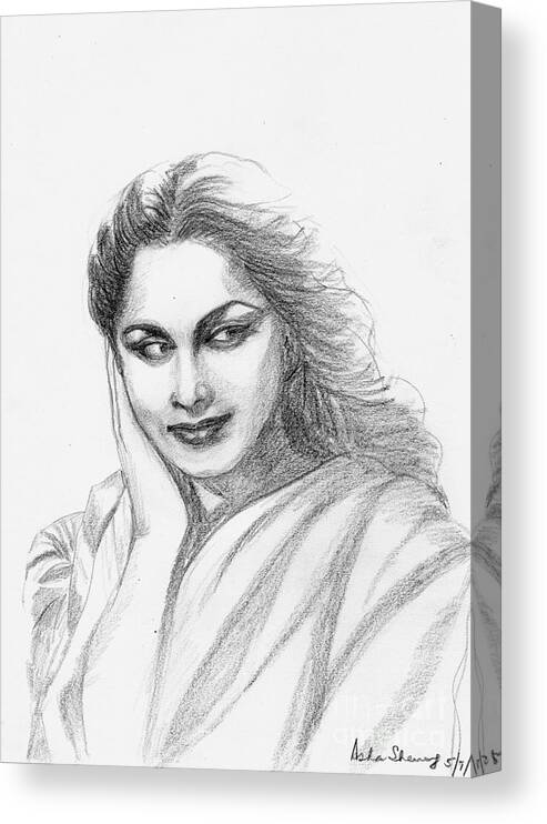 Sketch Of Bollywood Actress Neha Sharma - Desi Painters