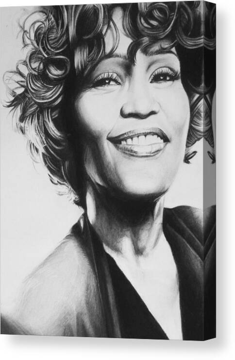 Choose Size & Media Type D WHITNEY HOUSTON PRINT Canvas or Poster 