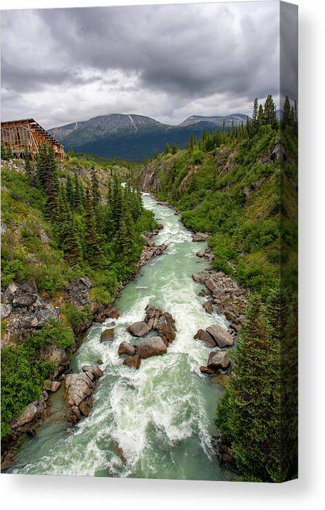 Yukon River Canvas Print featuring the photograph Yukon River by Anthony Jones