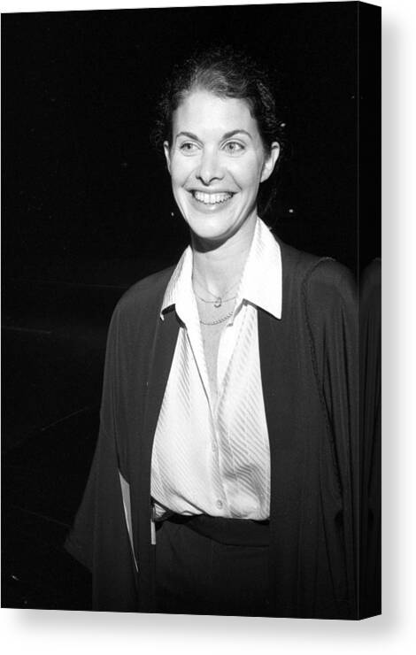1980-1989 Canvas Print featuring the photograph Sherry Lansing #2 by Mediapunch